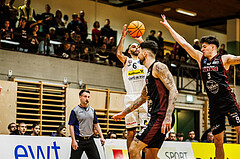 Basketball, Basketball Zweite Liga 2024/25, Grunddurchgang 17.Runde, Mattersburg Rocks, Mistelbach Mustangs, Dominik Alturban (6)