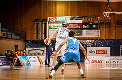 Basketball, bet-at-home Basketball Superliga 2020/21, Grunddurchgang, 6. Runde, Oberwart Gunners, SKN St. Pölten Basketball, Sebastian Käferle (7)