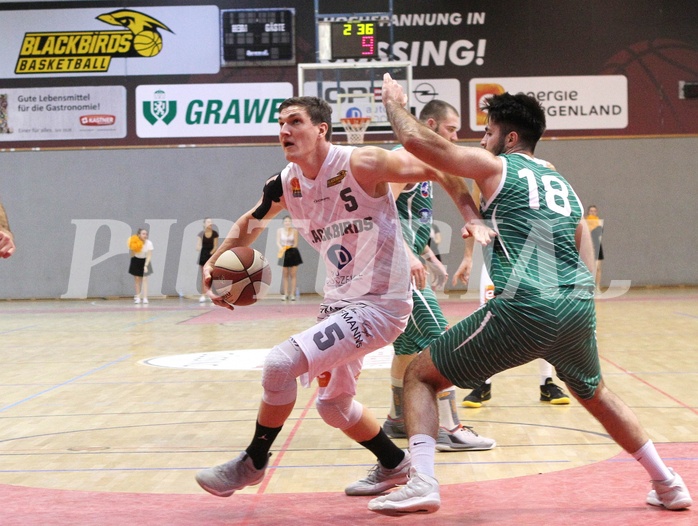 Basketball 2.Bundesliga 2018/19 Grunddurchgang 12.Runde  Jennersdorf Blackbirds vs KOS Celovec