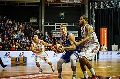 Basketball, Admiral Basketball Superliga 2019/20, Grunddurchgang 5.Runde, BC Vienna, Oberwart Gunners, Georg Wolf (10)