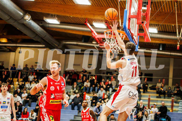 Basketball, win2day Basketball Superliga 2024/25, Grunddurchgang 17.Runde, SKN St. Pölten, Traiskirchen Lions, Duje Putnik (11)