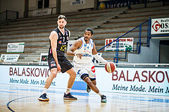 Basketball, bet-at-home Basketball Superliga 2020/21, Platzierungsrunde, 5. Runde, Oberwart Gunners, Flyers Wels, Nigel Pruitt (11)