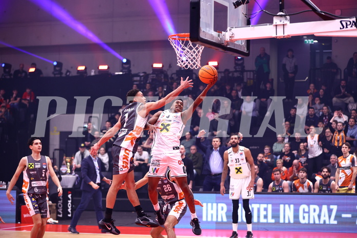 19.01.2025, Graz, Raiffeisen Sportpark, Basketball Austria Cup 2025, Final Four, Finale, Flyer Wels vs. Klosterneuburg Dukes,  