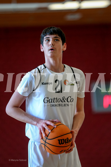 31.03.2025 Österreichischer Basketballverband 2024/25, SLMU14 Basket Flames WAT vs. FSN Baskets Wels