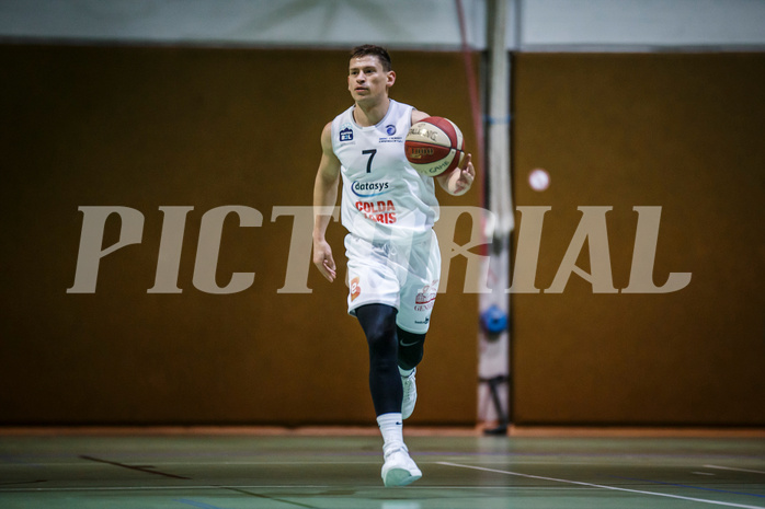 Basketball, Basketball Zweite Liga, Grunddurchgang 16.Runde, BBC Nord Dragonz, KOS Celovec, Dragisa Najdanovic (7)