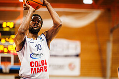 Basketball, win2day Basketball Superliga 2024/25, Playoffs Halbfinale 2. Spiel
, BBC Nord Dragonz, Gmunden Swans, Austen Awosika (10)