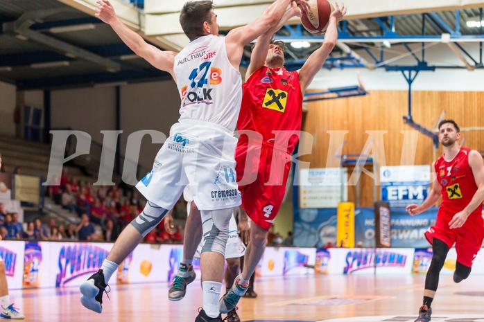 Basketball, ABL 2016/17, Playoff HF Spiel 2, Oberwart Gunners, WBC Wels, Thomas Csebits (4)