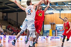 Basketball, ABL 2016/17, Playoff HF Spiel 2, Oberwart Gunners, WBC Wels, Thomas Csebits (4)