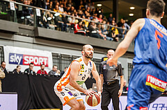 Basketball, Basketball Austria Cup 2019/20, Finale, Kapfenberg Bulls, Klosterneuburg Dukes, Predrag Miletic (8)
