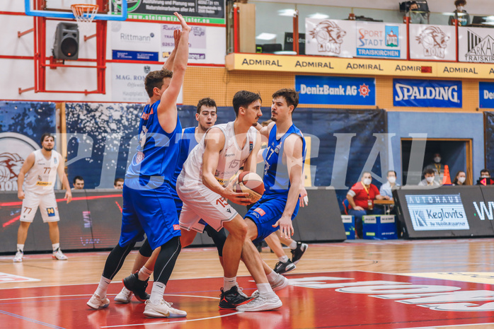 Basketball Basketball Superliga 2020/21, 3. Qualifikationsrunde Traiskirchen Lions  vs. Vienna D.C. Timberwolves
