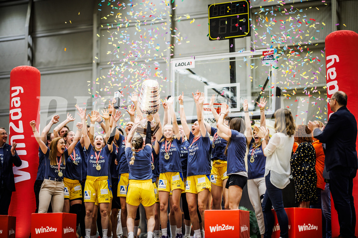 Basketball, Win2Day Basketball Damen Superliga 2023/24, Playoff, Finale Spiel 3, SKN St. Pölten, UBI Graz, 