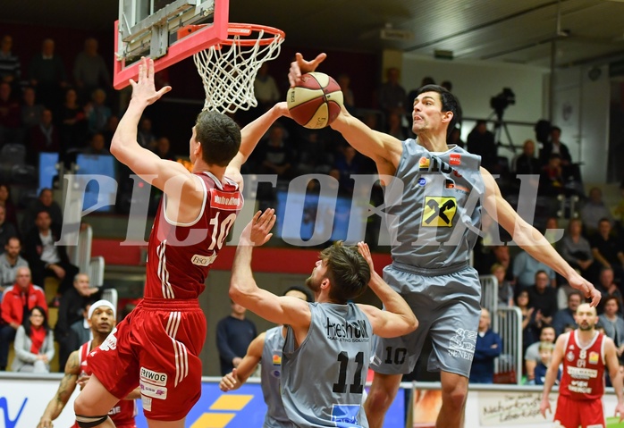 Basketball ABL 2016/17 Grunddurchgang 26. Runde WBC Wels vs BC Vienna
