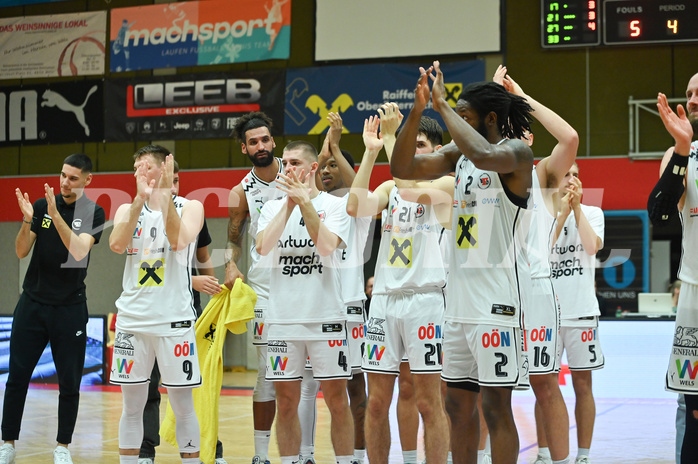 Basketball, Superliga 2024/25, Grunddurchgang 5.Runde, Flyers Wels vs. BC Vienna,
