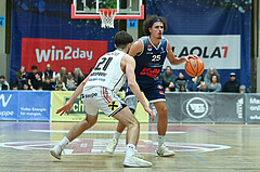 Basketball, Superliga 2024/25, Grunddurchgang 17.Runde, Flyers Wels vs. BBC Nord Dragonz,
