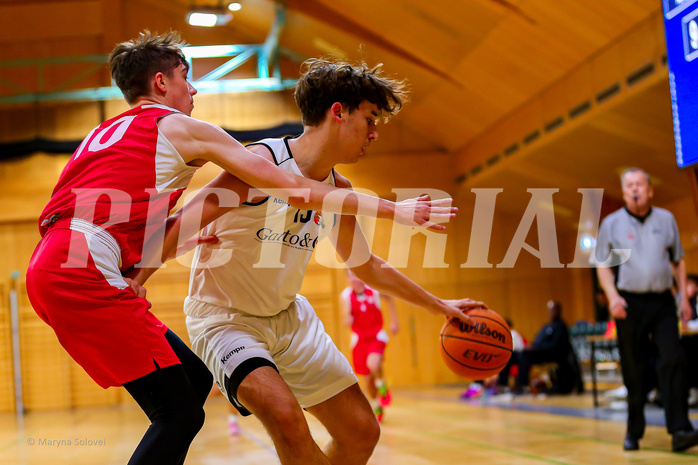 26.11.2024 Österreichischer Basketballverband 2024/25, SLMU19 Basket Flames vs. Mattersburg Rocks