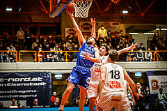 Basketball, Basketball Austria, Cup Final Four 2021/22 
Halbfinale 1, BBC Nord Dragonz, Oberwart Gunners, Ioannis Chatzinikolas (11)