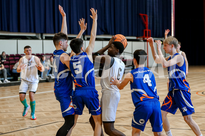 02.03.2025 Österreichischer Basketballverband 2024/25, SLMU16 Basket Flames WAT vs. FCN Baskets Wels