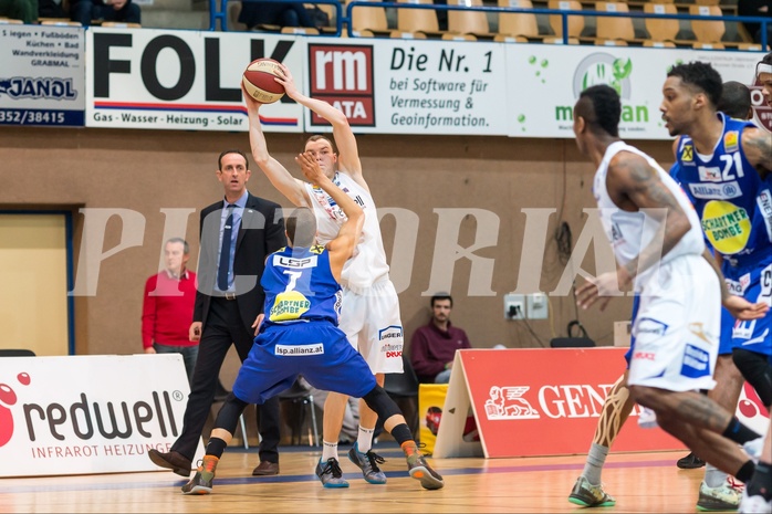 Basketball ABL 2015/16 Grunddurchgang 22.Runde Oberwart Gunners vs. Gmunden Swans
