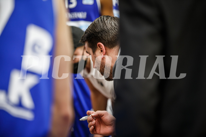 Basketball, bet-at-home Basketball Superliga 2020/21, Grunddurchgang 15. Runde, SKN St. Pölten Basketball, Oberwart Gunners, Horst Leitner (Coach)