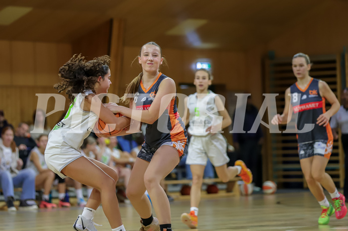 20.10.2024 Österreichischer Basketballverband 2024/25, SLWU16, Basket Flames UNION vs. Basket Duchess

