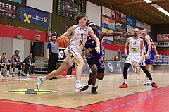 Basketball, Superliga 2024/25, Platzierungsrunde 4.Runde, Flyers Wels vs. Oberwart Gunners,
