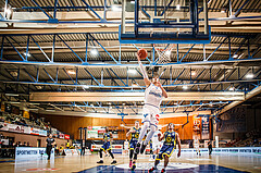 Basketball, bet-at-home Basketball Superliga 2021/22, Grunddurchgang Runde 12, Oberwart Gunners, UBSC Graz, Jonathan Knessl (12)