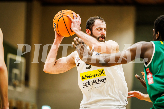 Basketball, Basketball Zweite Liga 2024/25, Grunddurchgang 19.Runde, Mattersburg Rocks, Future Team Steiermark, Tobias Winkler (9)