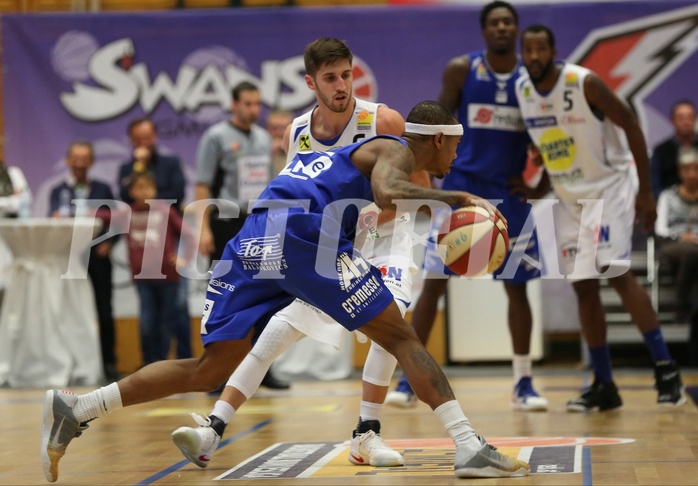 Basketball ABL 2016/17 Grunddurchgang 6.Runde Gmunden Swans vs Oberwart Gunners