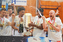 Basketball, Basketball Superliga 2024/25, Playoffs, Finale Spiel 1, Oberwart Gunners vs. BBC Nord Dragonz