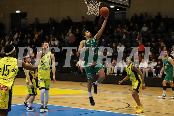 Basketball Superliga 2021/22, Grunddurchgang 15. Runde, UBSC Graz vs. Kapfenberg Bulls