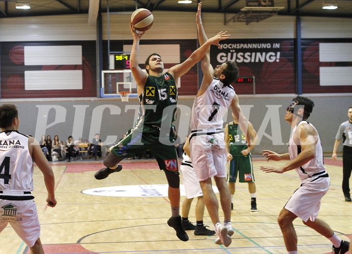 Basketball 2.Bundesliga 2017/18 Grunddurchgang 10.Runde  Jennersdorf Blackbirds vs Dornbirn Lions