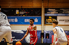 Basketball, win2day Basketball Superliga 2024/25, Grunddurchgang Runde 21, BBC Nord Dragonz, BC Vienna, Zac Owens (2)