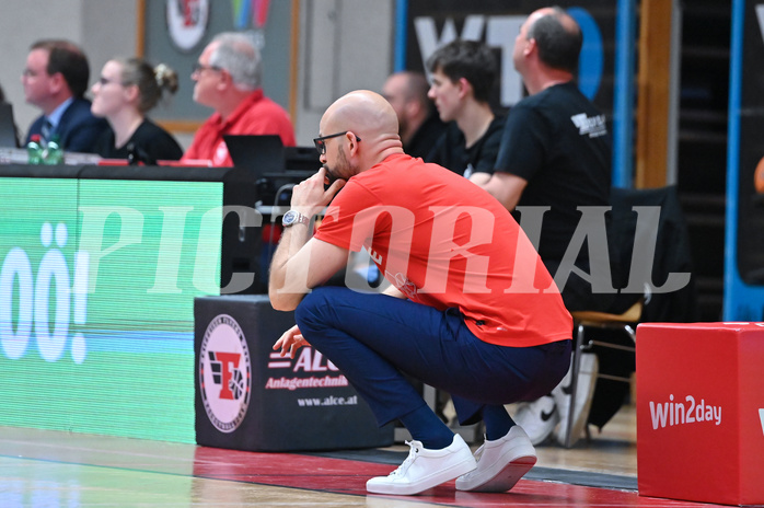 Basketball Superliga 2024/25, Playoff, Viertelfinale Spiel 3, Flyers Wels vs BBC Nord Dragonz,
