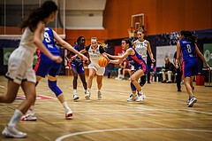 Basketball, Win2Day Basketball Damen Superliga 2023/24, Grunddurchgang 3.Runde, Basket Flames, UBSC Graz, Stella Popp (4)