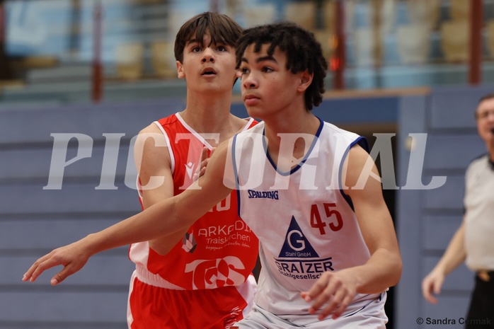 Basketball Superliga 2024/25, SLMU14 Traiskirchen Lions Academy vs. ATSE Graz



