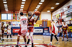 Basketball, win2day Basketball Superliga 2022/23, Grunddurchgang 1.Runde, Traiskirchen Lions, BC GGMT Vienna, Aristide Boya (24)