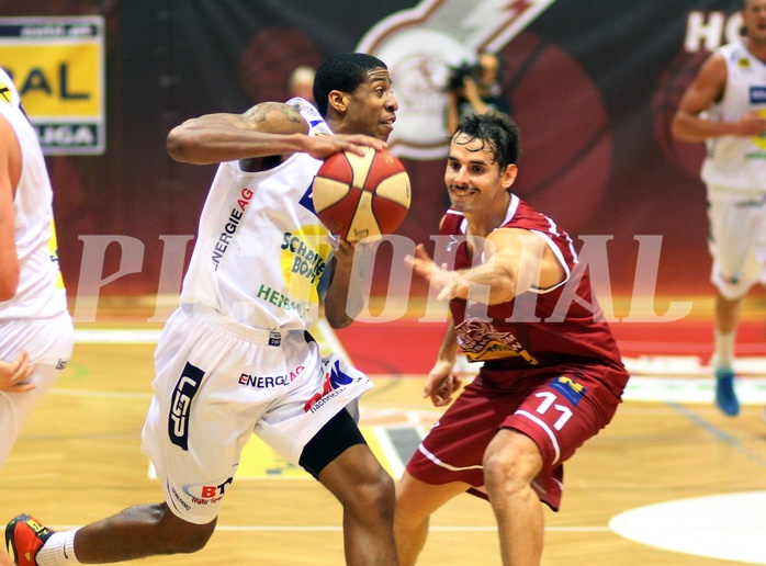 Basketball ABL 2015/16 Grunddurchgang 14.Runde Traiskirchen Lions vs. Gmunden Swans