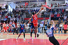Basketball Superliga 2024/25, Playoff, Viertelfinale Spiel 1, Flyers Wels vs BBC Nord Dragonz,
