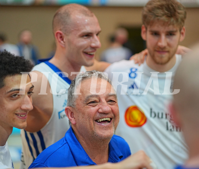 Basketball, Basketball Superliga 2024/25, Playoffs, Viertelfinale Spiel 3, Oberwart Gunners vs. Kapfenberg 