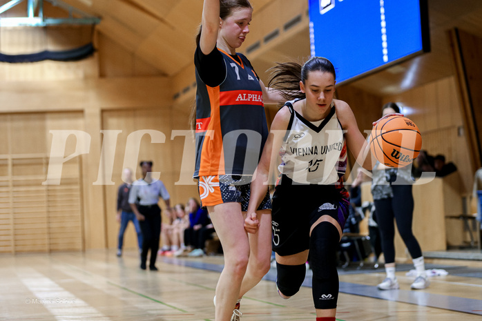 16.02.2025 Österreichischer Basketballverband 2024/25, SLWU16 Vienna United vs Basket Duchess