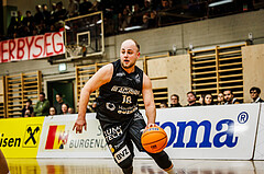 Basketball, Basketball Zweite Liga 2024/25, Grunddurchgang 13.Runde, Mattersburg Rocks, Güssing Blackbirds, Mate Horvath (18)