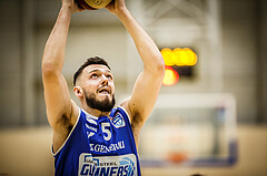 Basketball, bet-at-home Basketball Superliga 2019/20, Platzierungsrunde 3.Runde, SKN St. Pölten Basketball, Oberwart Gunners, Ignas Fiodorovas (5)