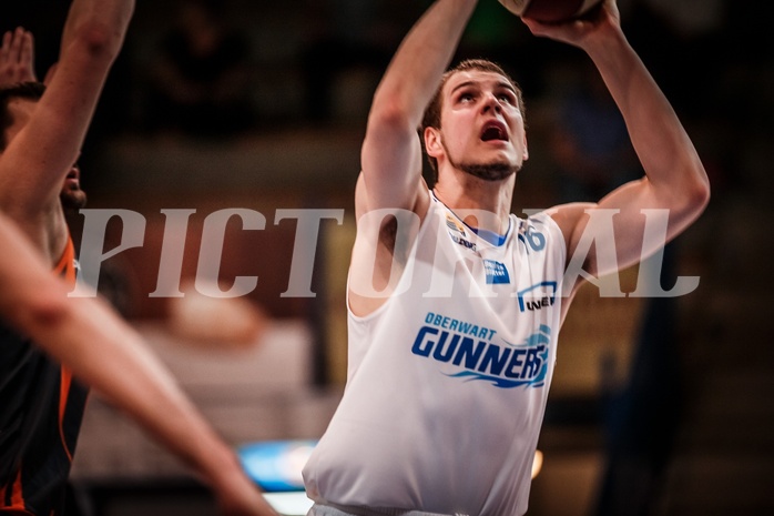 Basketball, ABL 2017/18, Grunddurchgang 35.Runde, Oberwart Gunners, Klosterneuburg Dukes, Renato Poljak (16)