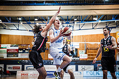Basketball, bet-at-home Basketball Superliga 2020/21, Grunddurchgang, 4. Runde, Oberwart Gunners, Raiffeisen Flyers Wels, Sebastian Käferle (7)