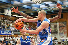 Basketball Superliga 2023/24, Playoff, Viertelfinale Spiel 1 Gmunden Swans vs. Oberwart Gunners