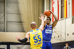 Basketball, bet-at-home Basketball Superliga 2021/22, Grunddurchgang 15.Runde, SKN St. Pölten Basketball, Oberwart Gunners, Rob Howard (5)