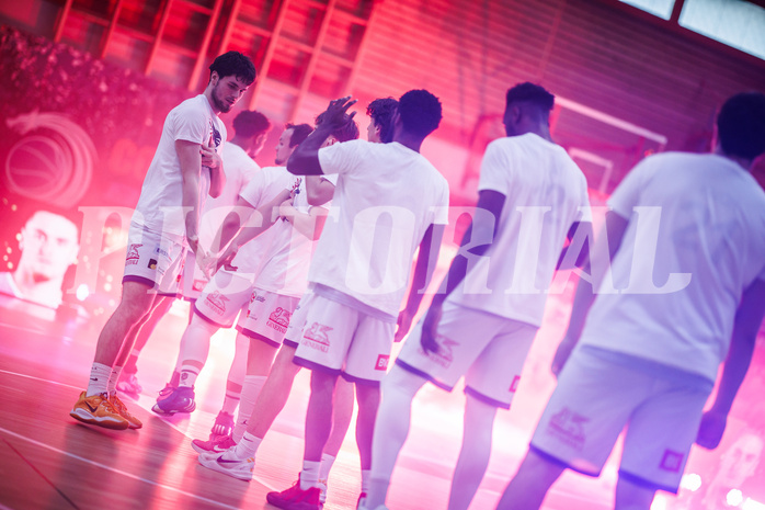 Basketball, Win2Day Superliga 2024/25, Playoffs Viertelfinale Spiel 4, BBC Nord Dragonz, Flyers Wels, Fabio Kasteiner (15)
