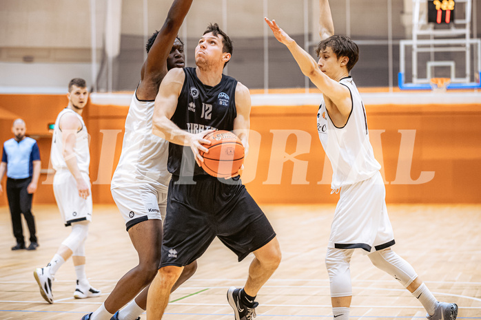 Basketball, Basketball Zweite Liga 2022/23, Grunddurchgang 16.Runde, Basket Flames, Wörthersee Piraten, Jan-Arne Apschner (12)