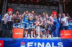 Basketball, Win2Day Superliga 2022/23, Playoff, Finale Spiel 4, BC Vienna, Gmunden Swans, 