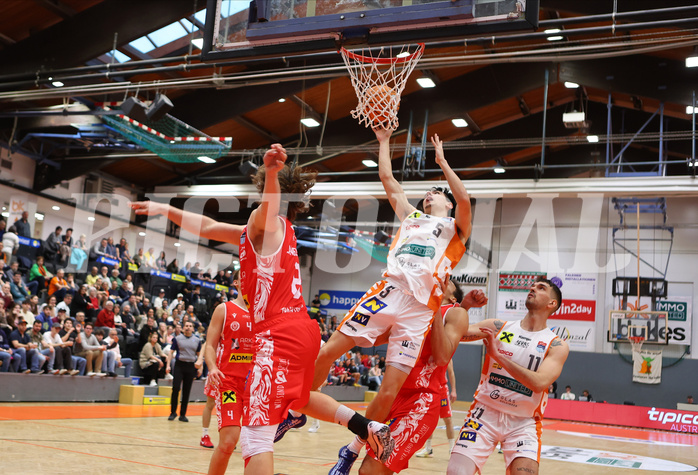 Basketball Superliga 2024/25, 6.Plazierungsrunde Klosterneuburg Dukes vs. TRaiskirchen Lions